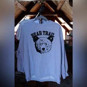 Aerie Bear Trail Gray Sweatshirt
